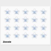 Vote Blue 2024 Comme Une Femme Noire Stickers (Feuille)