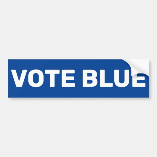 Vote Blue Democrat 2020 Bumper Sticker (Devant)