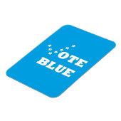 Vote Blue - Photo Magnet (Côté Gauche)