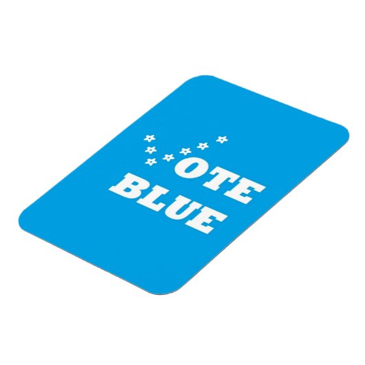 Vote Blue - Photo Magnet (Côté Gauche)