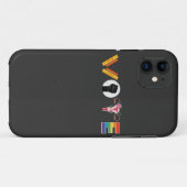VOTE Books Uterus LGBT Support Case-Mate iPhone Case (Achterkant (horizontaal))