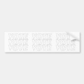 vote - Bumper Sticker (Devant)