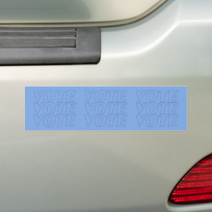 vote - Bumper Sticker Voiture Bleue