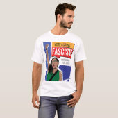 Vote contre le T-shirt de l'homme fasciste (Devant entier)