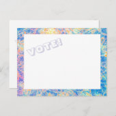 VOTE d'aquarelles ! carte postale (Devant / Derrière)