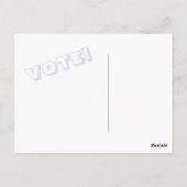 VOTE d'aquarelles ! carte postale (Dos)