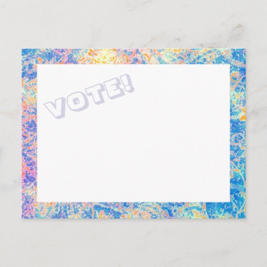 VOTE d'aquarelles ! carte postale (Devant)