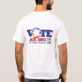VOTE de Templatre de T-shirt (Dos)