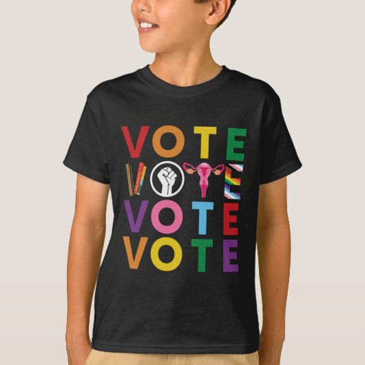 Vote Equality Progress-Sticker 1 T-shirt (Voorkant)