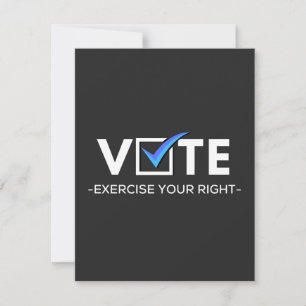 Vote (film) bedankkaart