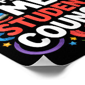 Vote For Me Student Council Great Vibes School Ele Poster (Hoek)