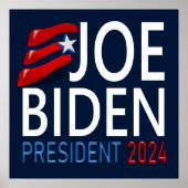 Vote Joe Biden Président 2024 Affiche électorale (Devant)