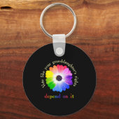 Vote Like Your Granddaughter's Rights Depend On It Sleutelhanger (Voorkant)