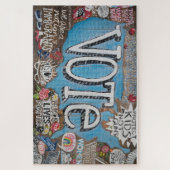 VOTE LOUD peinture originale Puzzle (Vertical)