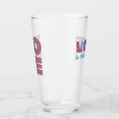 VOTE / LOVE est le verre de point de réponse (Gauche)