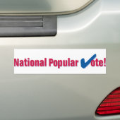 Vote populaire national Bumper Sticker (En voiture)