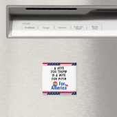 Vote pour America Magnet (In Situ (Lave-vaisselle))
