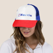 Vote pour Harris Red Check in Blue Box Casquettes (En situation)
