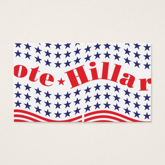 vote pour hillary (Devant)