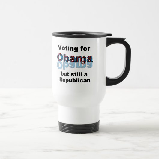 Vote pour la tasse de voyage de Changement-Obama (Droite)