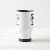 Vote pour la tasse de voyage de Changement-Obama (Centre)