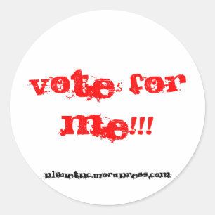 vote pour moi ! ! ! Autocollant
