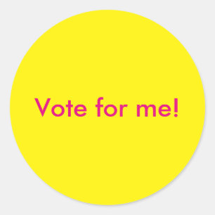 Vote pour moi autocollants