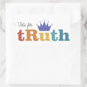 Vote pour tRuth - autocollant RBG (Sac)