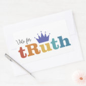 Vote pour tRuth - autocollant RBG (Enveloppe)