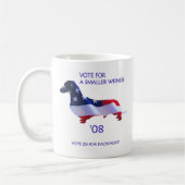 Vote pour une plus petite tasse de Weiner (Gauche)