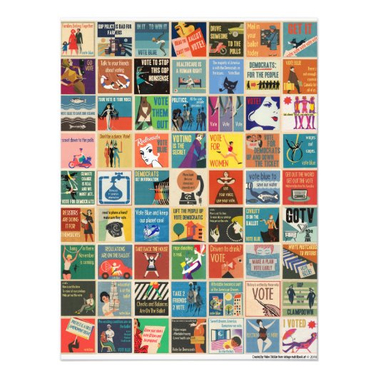 VOTE propagande vintage 63 poster (Devant)