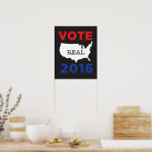 Vote Real America 2016 Poster (Cuisine)