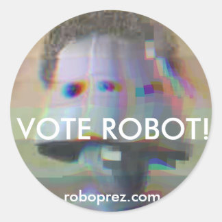 Vote Robot ! - Sticker Chuck10.1