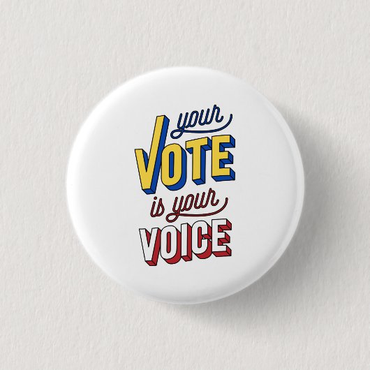Vote Ronde Button 3,2 Cm (Voorkant)