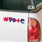 #vote Sticker pare-chocs/Rouge blanc et bleu (Sur camion)