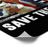 Vote Trump 2025 Funny Save The Cats Poster (Hoek)