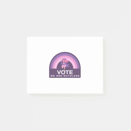 Vote We Are Ruthless Post-it® Notes (Voorkant)