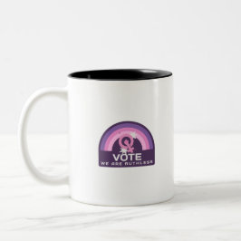 Vote We Are Ruthless Tweekleurige Koffiemok