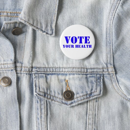 Vote Your Health Button (In situ)