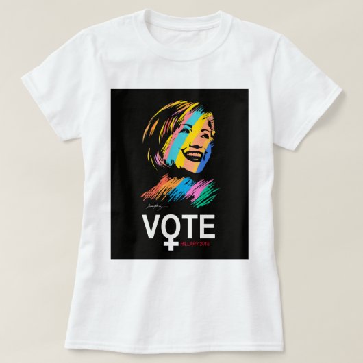votehillary2016 t-shirt (Design voorkant)