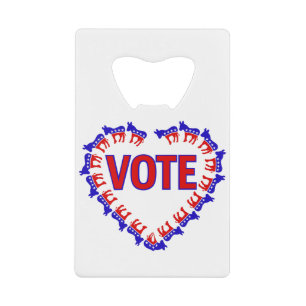 voter démocrate donkey