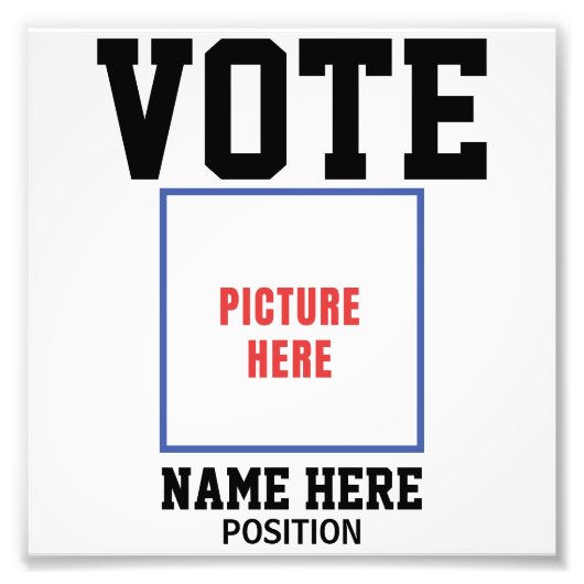 VOTER LE NOM PERSONNALISER LA PHOTO (Devant)