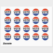 voter maintenant autocollants (Feuille)