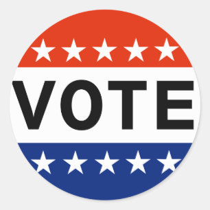 voter maintenant autocollants