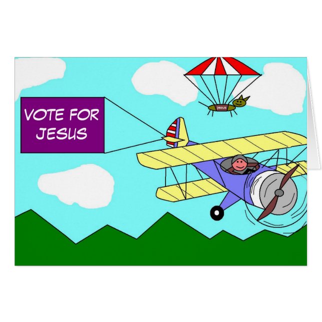 Voter pour Jésus (Devant horizontal)