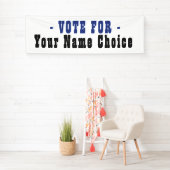 Voter Pour La Bannière Candidate (En situation)