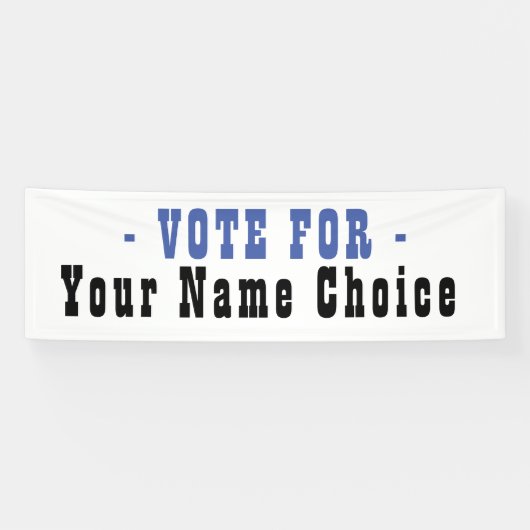 Voter Pour La Bannière Candidate (Horizontal)