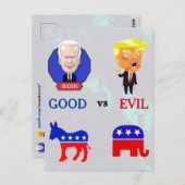 Voter pour une bonne carte postale (Devant / Derrière)