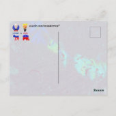 Voter pour une bonne carte postale (Dos)