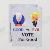 Voter pour une bonne carte postale (Devant / Derrière)